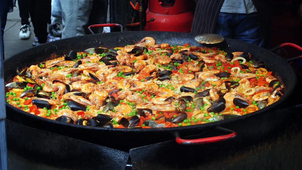 Seafood Paella Valenciana Recipe