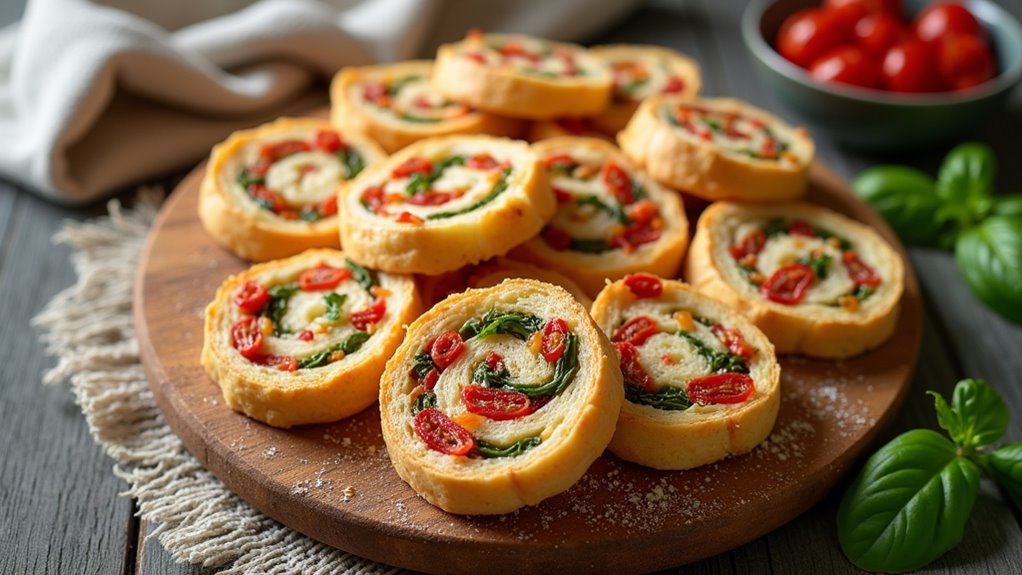 creamy sun dried tomato filling