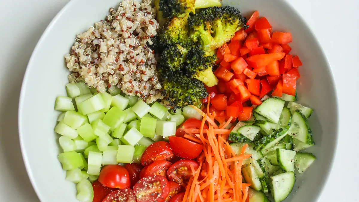 2. Quinoa & Black Bean Salad